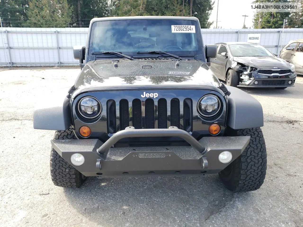 2011 Jeep Wrangler Unlimited Sport VIN: 1J4BA3H10BL629581 Lot: 72802954