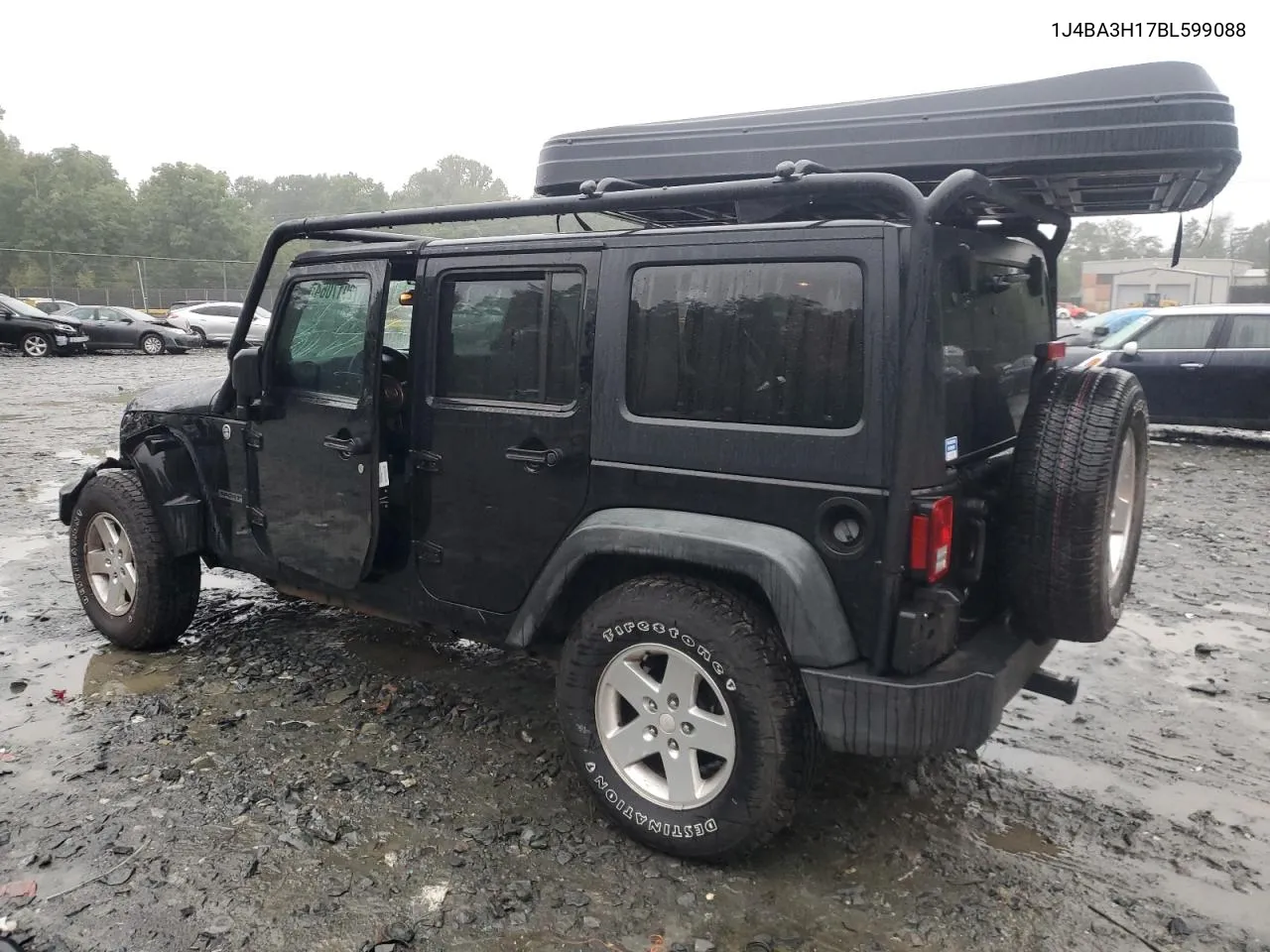 1J4BA3H17BL599088 2011 Jeep Wrangler Unlimited Sport