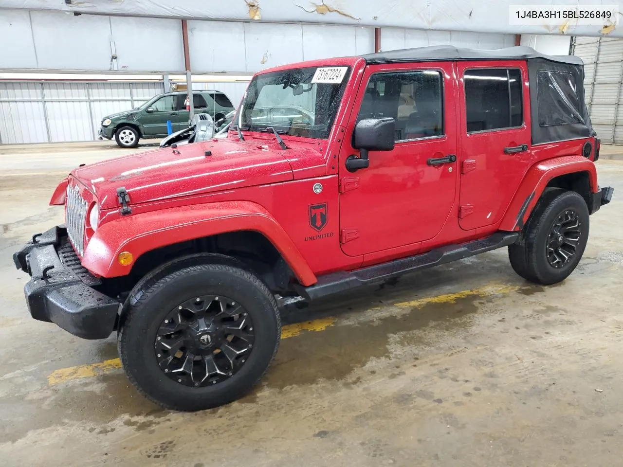 2011 Jeep Wrangler Unlimited Sport VIN: 1J4BA3H15BL526849 Lot: 73167224