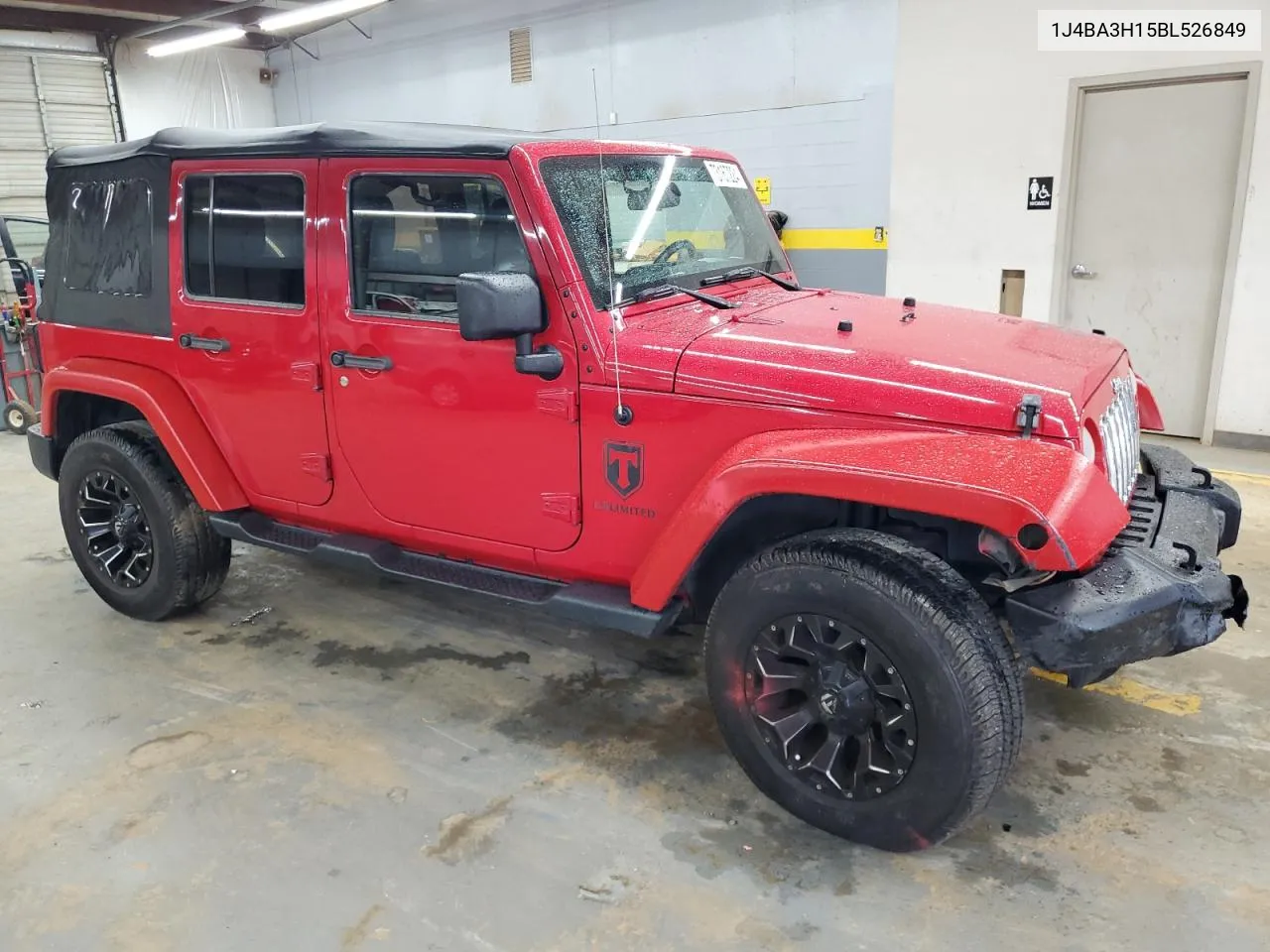 2011 Jeep Wrangler Unlimited Sport VIN: 1J4BA3H15BL526849 Lot: 73167224