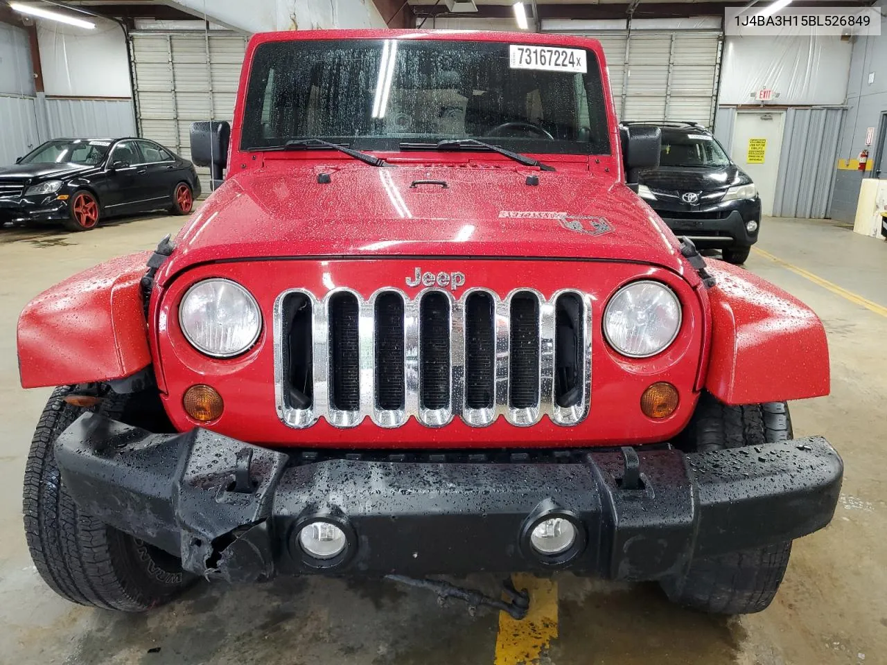 2011 Jeep Wrangler Unlimited Sport VIN: 1J4BA3H15BL526849 Lot: 73167224