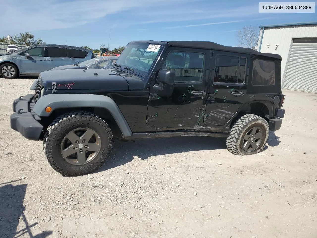 2011 Jeep Wrangler Unlimited Rubicon VIN: 1J4HA6H18BL604388 Lot: 73277184