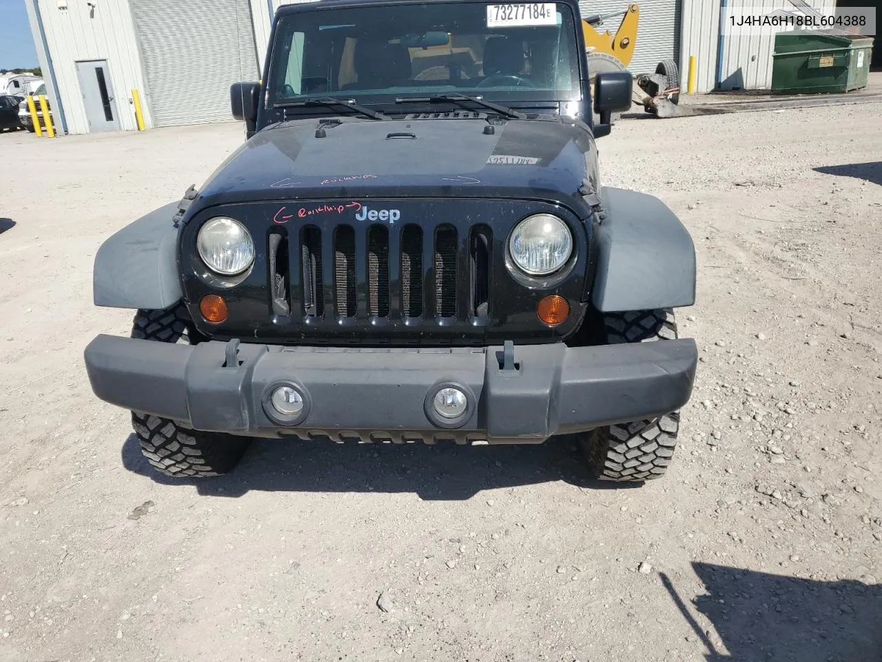 2011 Jeep Wrangler Unlimited Rubicon VIN: 1J4HA6H18BL604388 Lot: 73277184