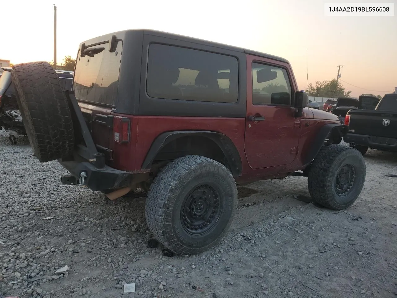 2011 Jeep Wrangler Sport VIN: 1J4AA2D19BL596608 Lot: 73603554