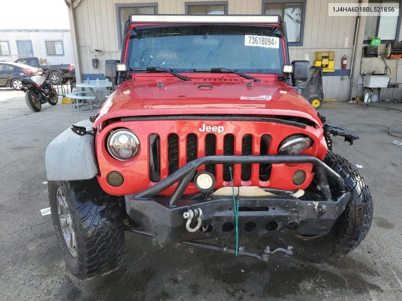 2011 Jeep Wrangler Rubicon VIN: 1J4HA6D18BL521856 Lot: 73618094