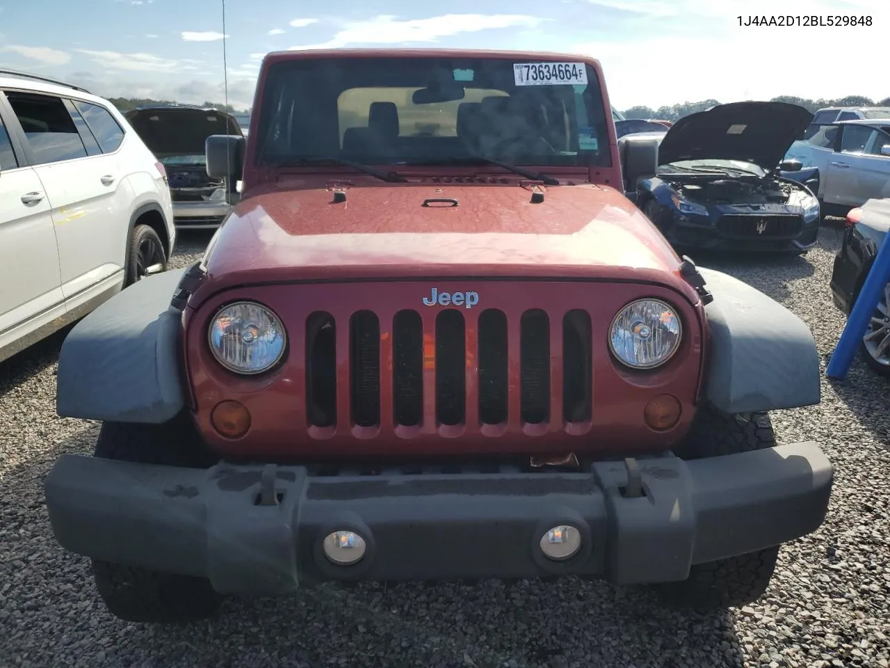 1J4AA2D12BL529848 2011 Jeep Wrangler Sport