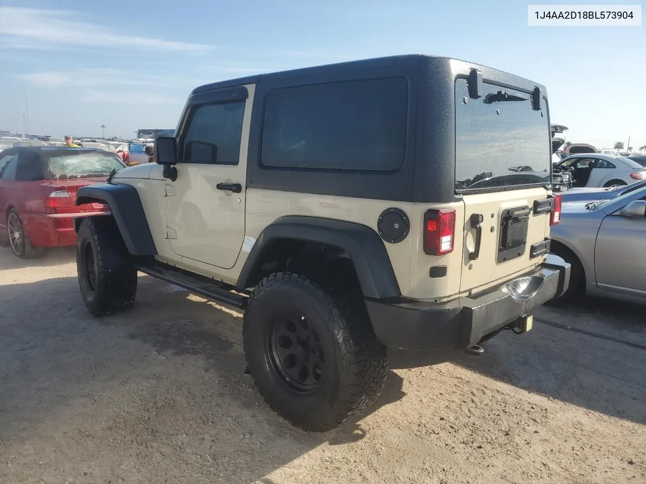 2011 Jeep Wrangler Sport VIN: 1J4AA2D18BL573904 Lot: 73873074