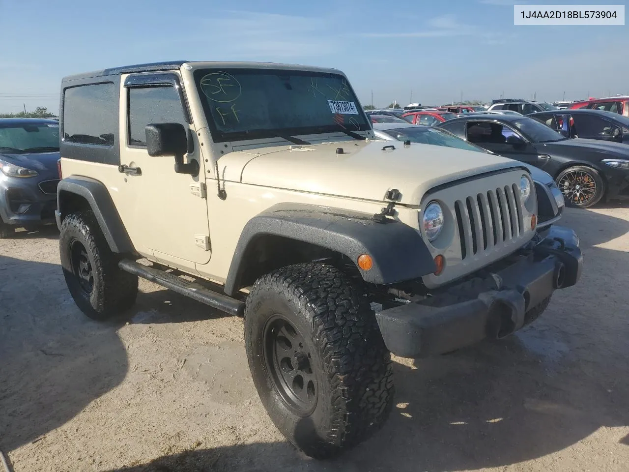 2011 Jeep Wrangler Sport VIN: 1J4AA2D18BL573904 Lot: 73873074