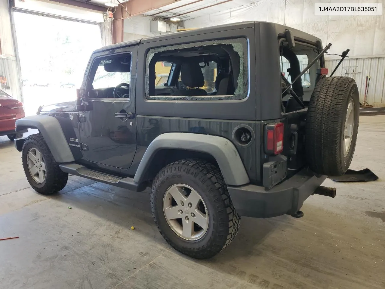 2011 Jeep Wrangler Sport VIN: 1J4AA2D17BL635051 Lot: 74091594