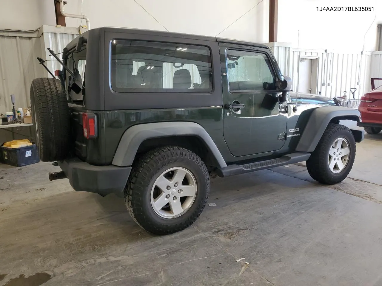 2011 Jeep Wrangler Sport VIN: 1J4AA2D17BL635051 Lot: 74091594