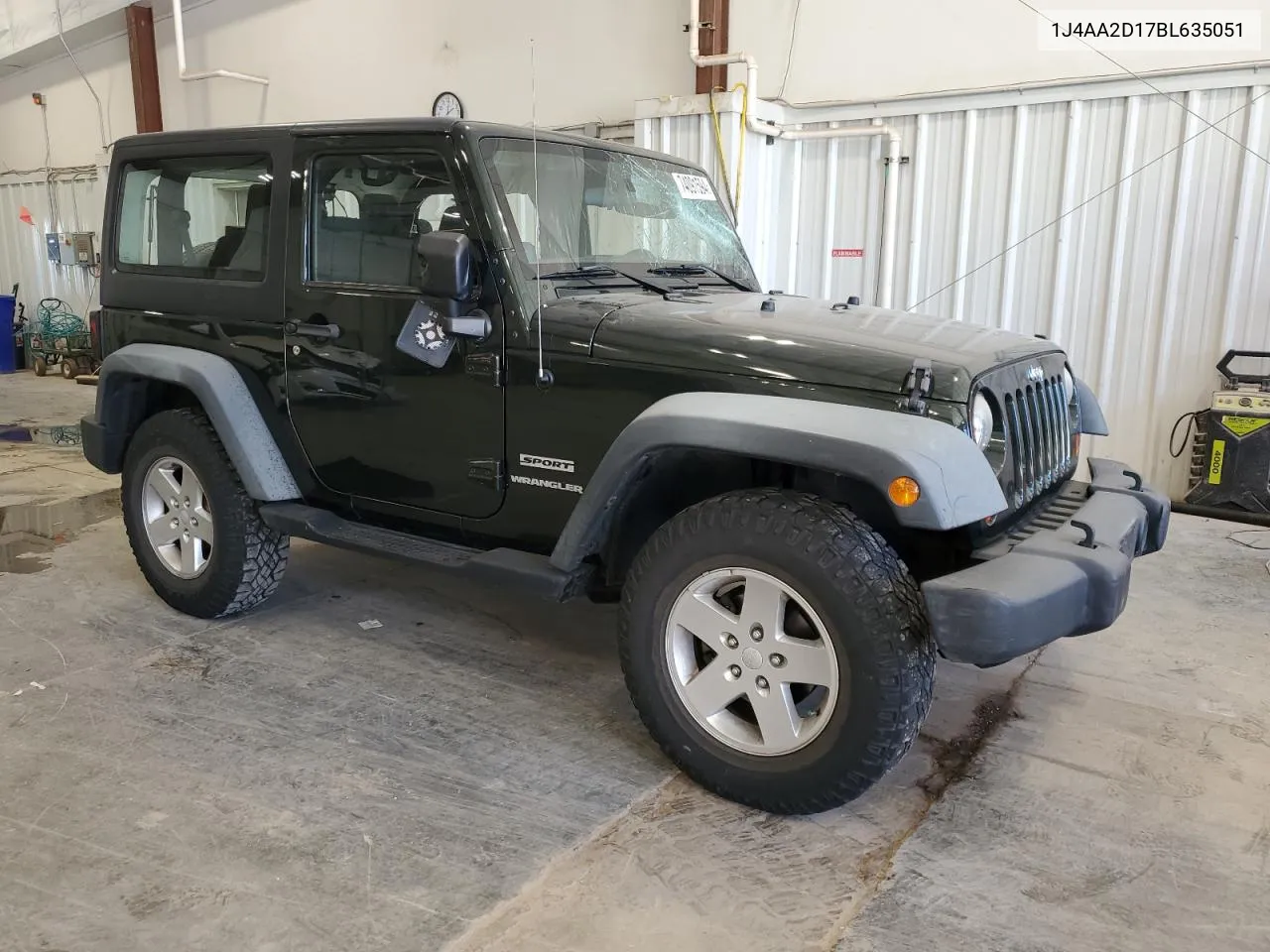 2011 Jeep Wrangler Sport VIN: 1J4AA2D17BL635051 Lot: 74091594