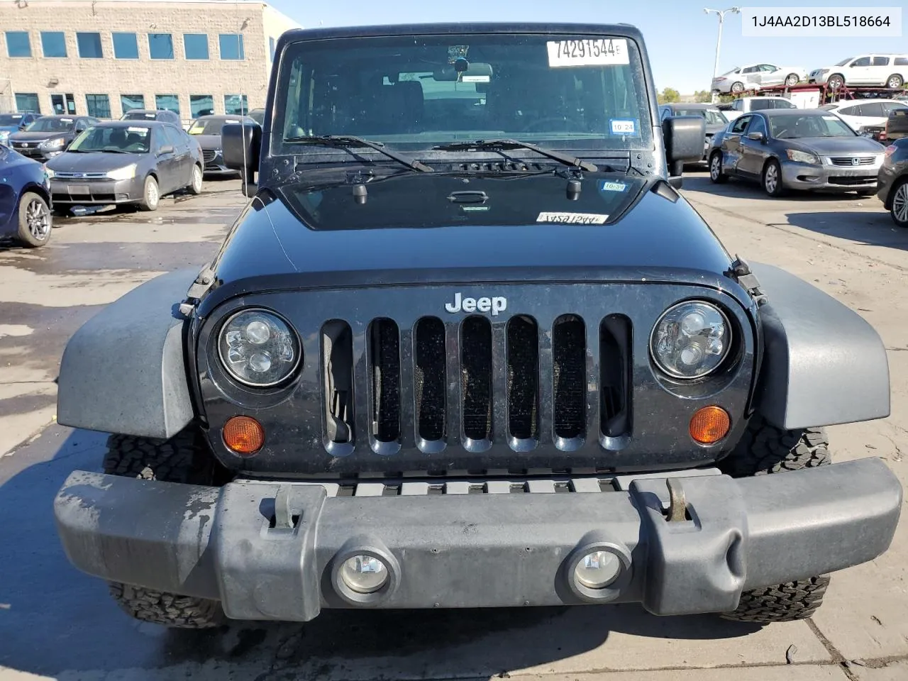 2011 Jeep Wrangler Sport VIN: 1J4AA2D13BL518664 Lot: 74291544