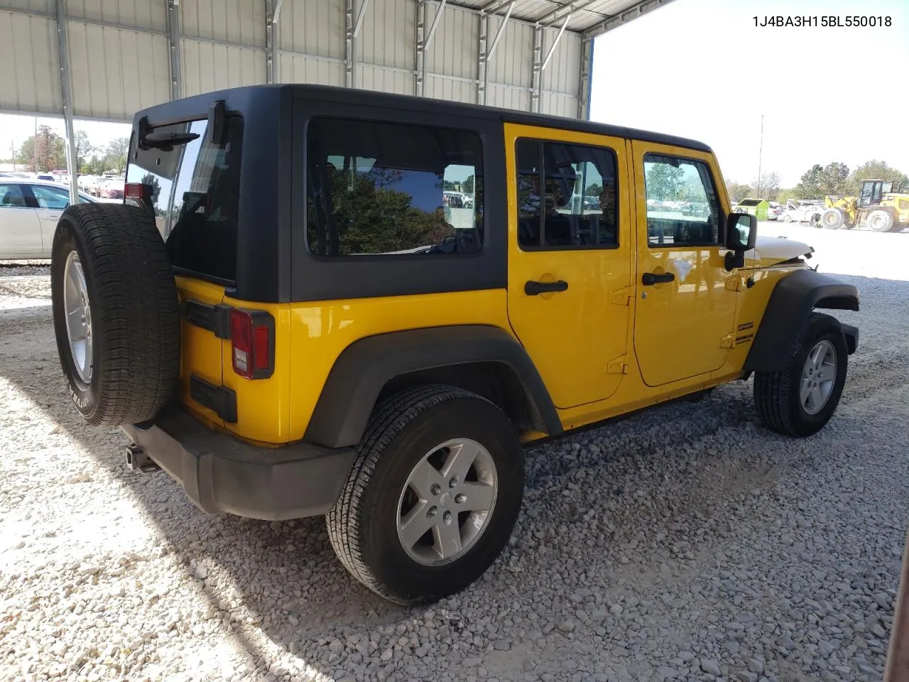 2011 Jeep Wrangler Unlimited Sport VIN: 1J4BA3H15BL550018 Lot: 74582434