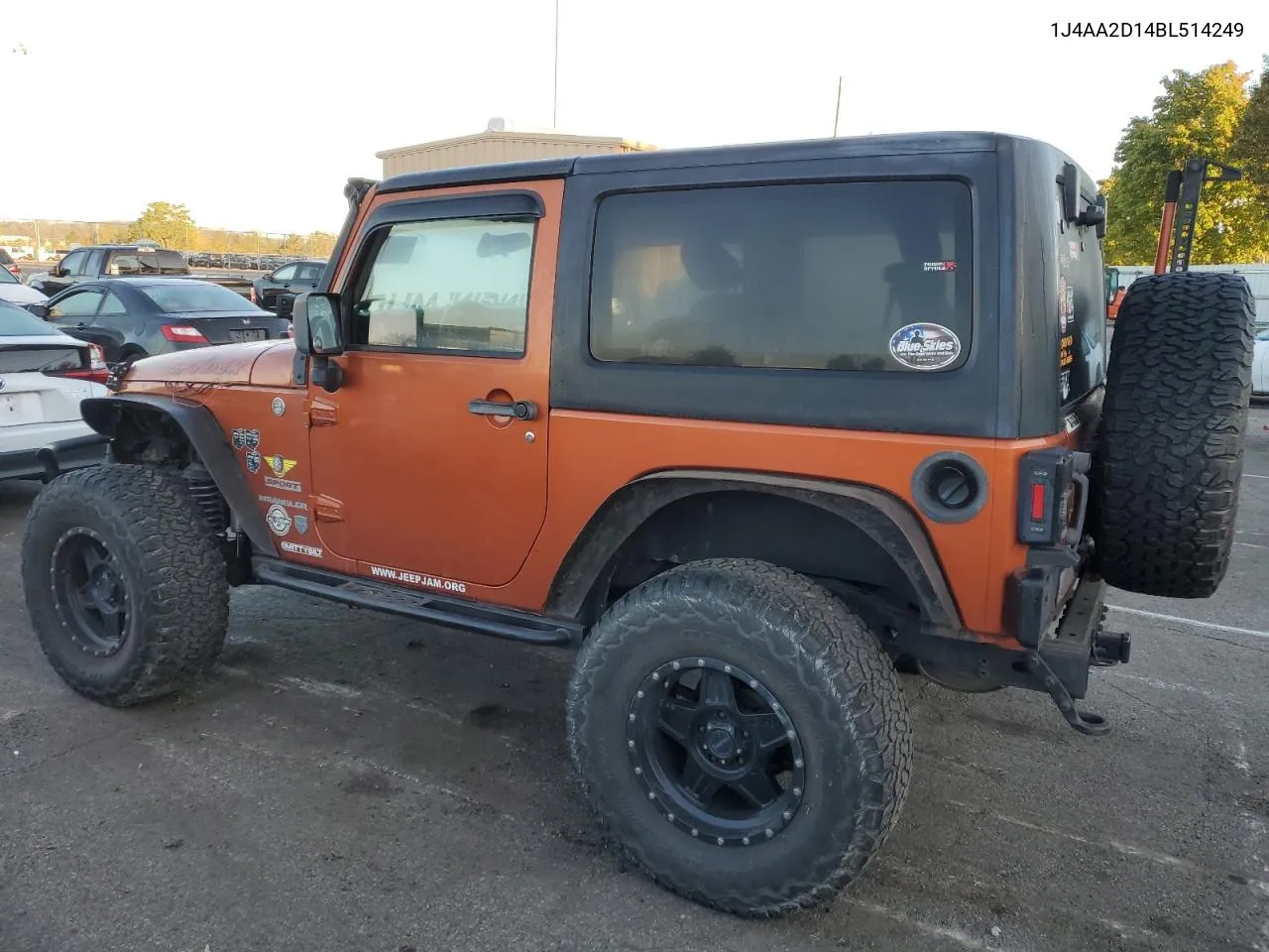 2011 Jeep Wrangler Sport VIN: 1J4AA2D14BL514249 Lot: 74736974