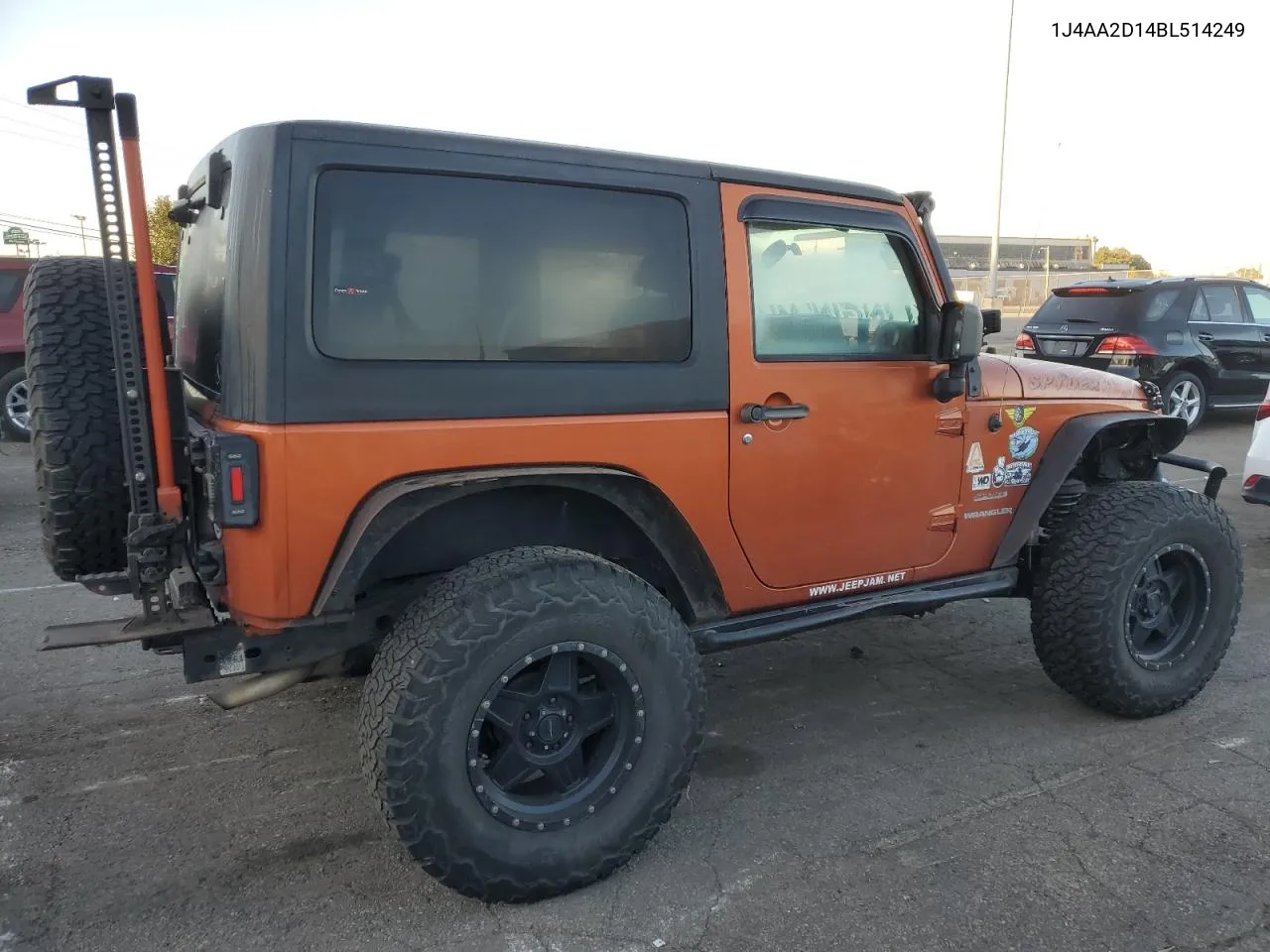 2011 Jeep Wrangler Sport VIN: 1J4AA2D14BL514249 Lot: 74736974