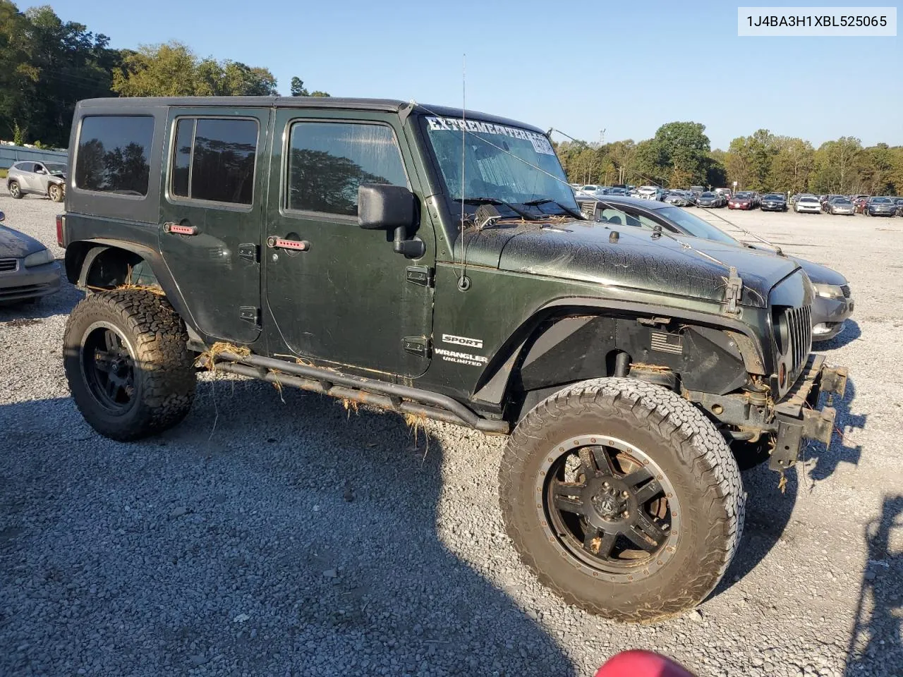 2011 Jeep Wrangler Unlimited Sport VIN: 1J4BA3H1XBL525065 Lot: 74787134