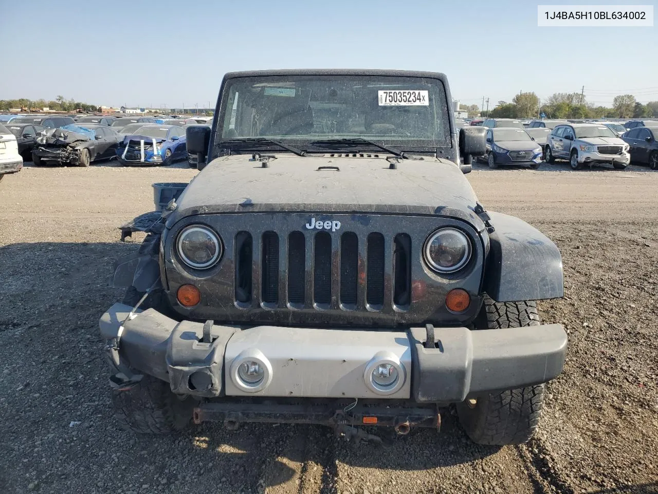 2011 Jeep Wrangler Unlimited Sahara VIN: 1J4BA5H10BL634002 Lot: 75035234