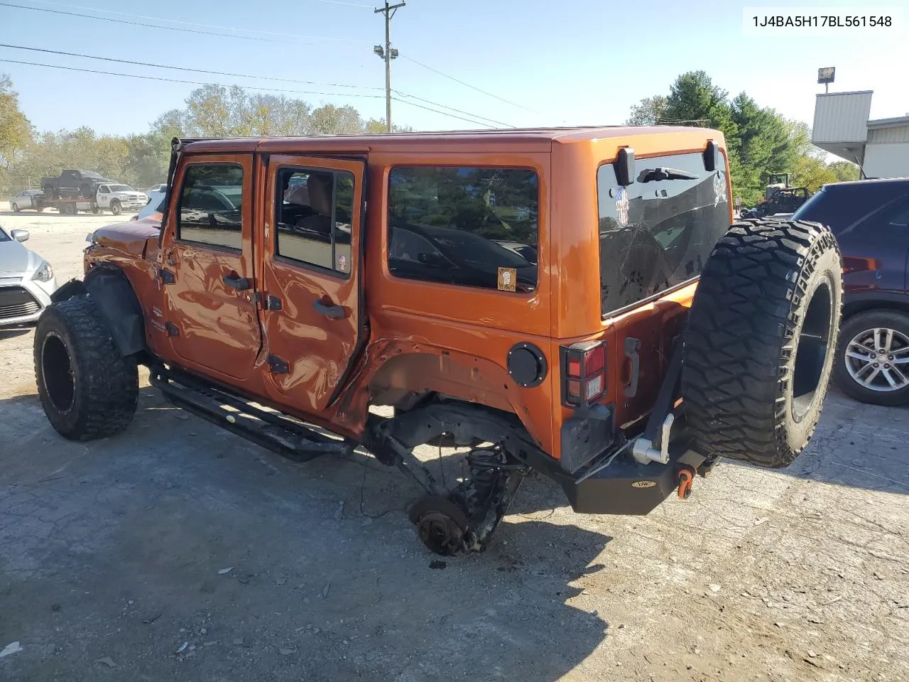 2011 Jeep Wrangler Unlimited Sahara VIN: 1J4BA5H17BL561548 Lot: 75280984