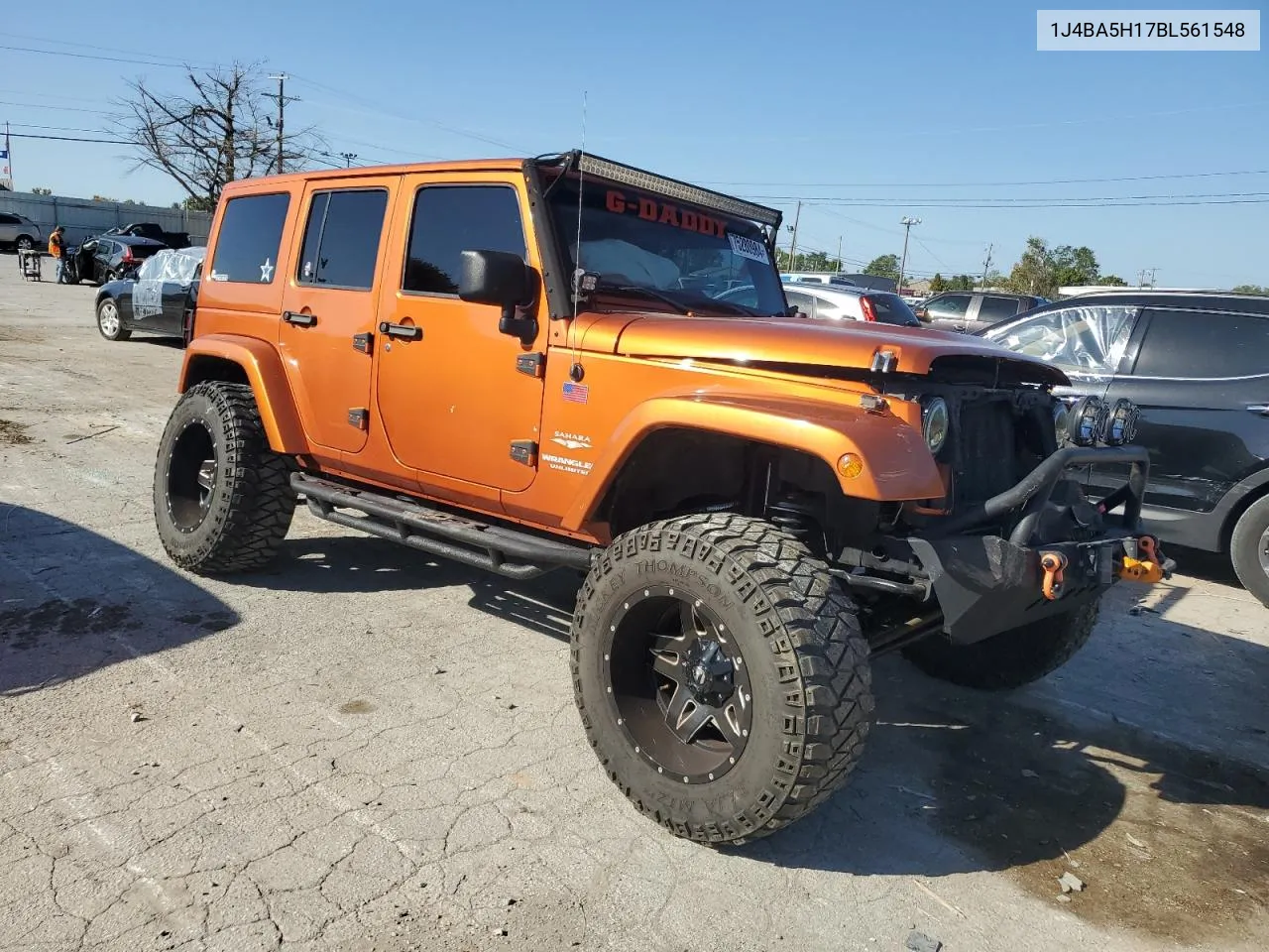 2011 Jeep Wrangler Unlimited Sahara VIN: 1J4BA5H17BL561548 Lot: 75280984