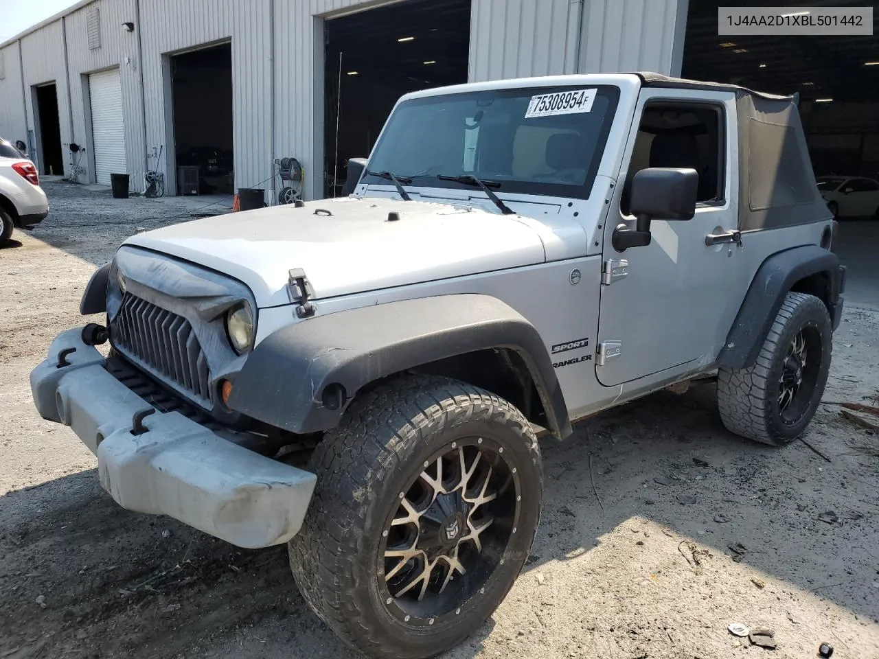 2011 Jeep Wrangler Sport VIN: 1J4AA2D1XBL501442 Lot: 75308954