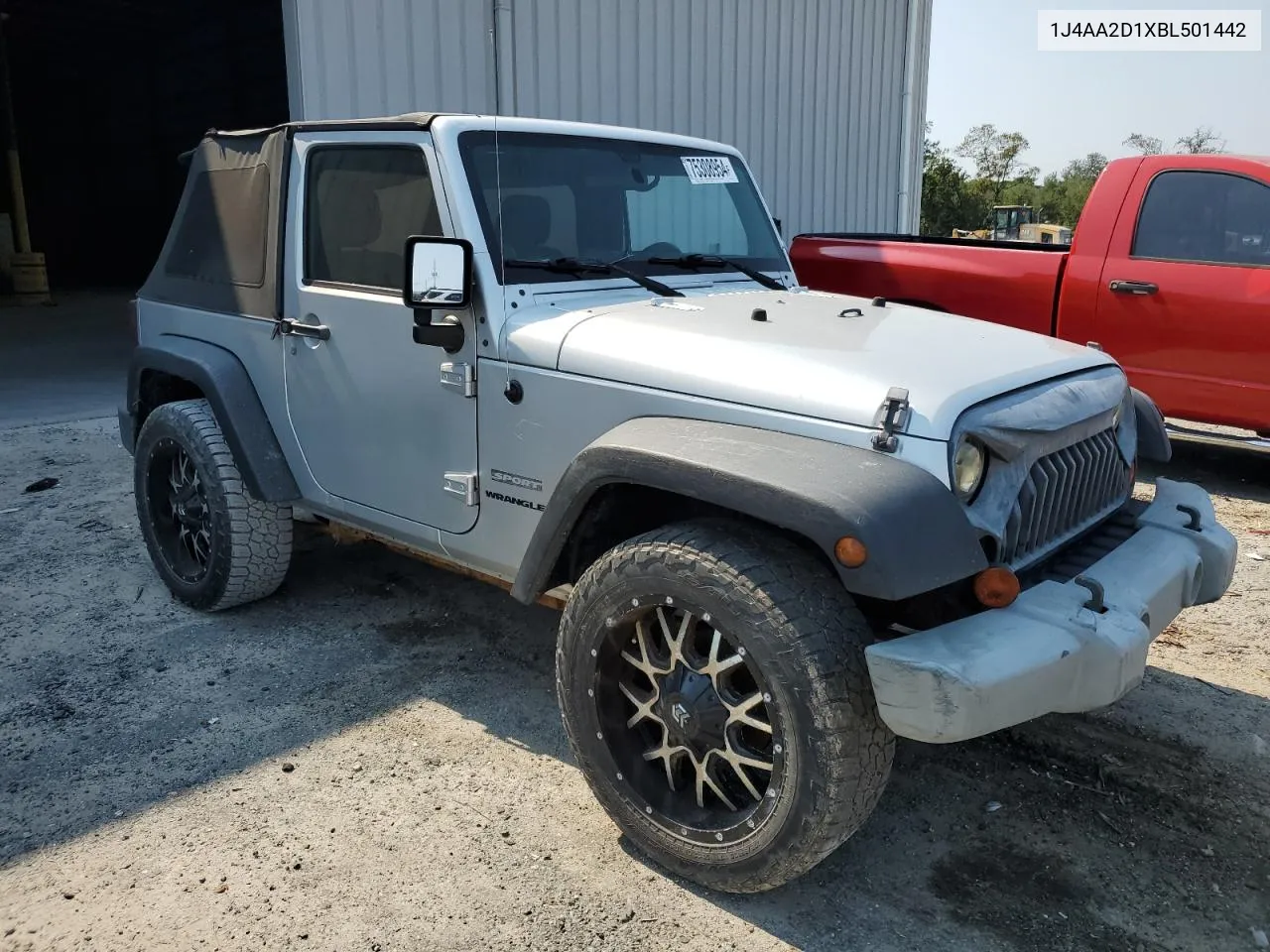 2011 Jeep Wrangler Sport VIN: 1J4AA2D1XBL501442 Lot: 75308954