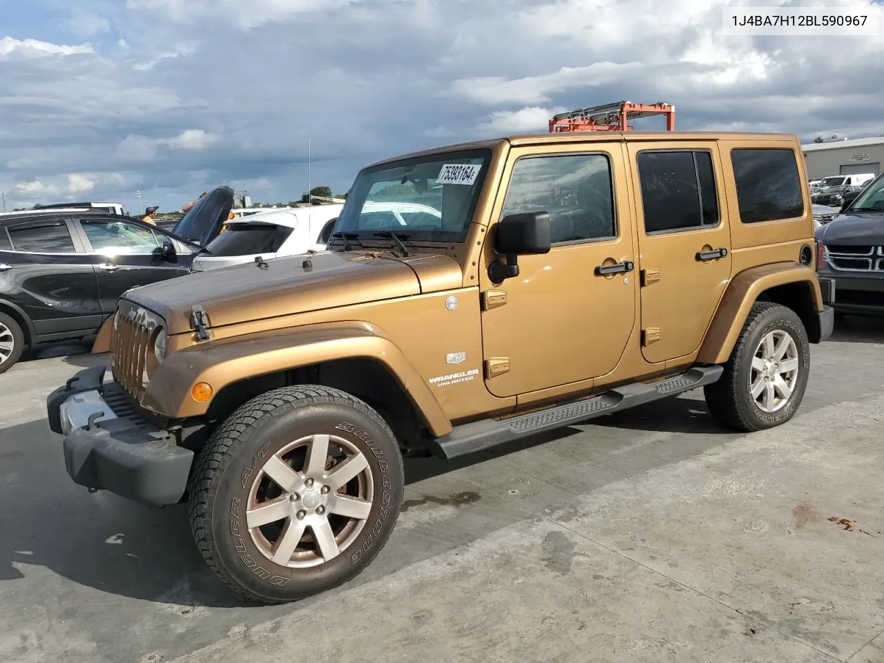 2011 Jeep Wrangler Unlimited Jeep 70Th Anniversary VIN: 1J4BA7H12BL590967 Lot: 75393164