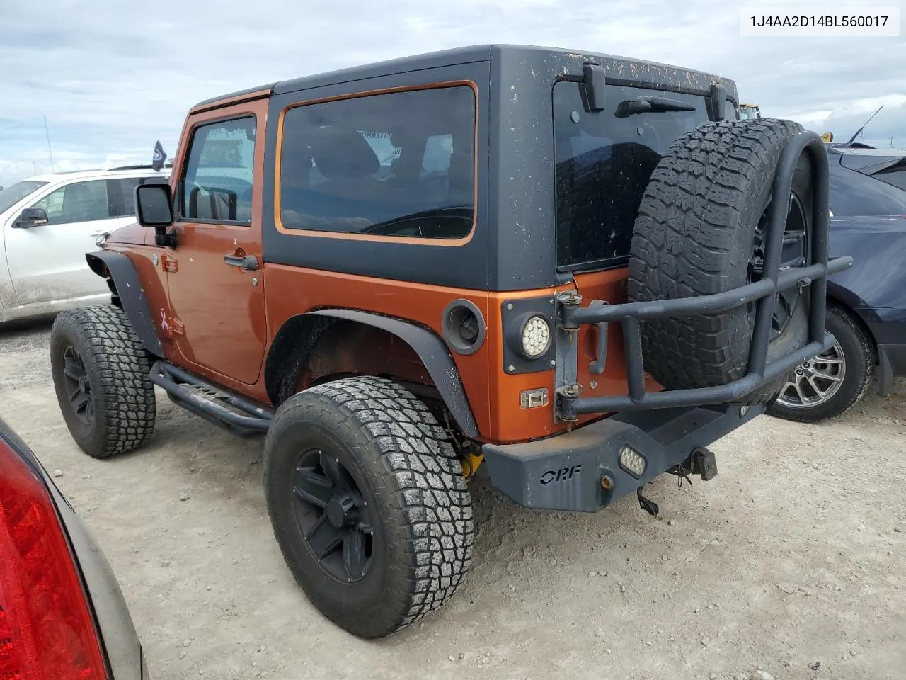 2011 Jeep Wrangler Sport VIN: 1J4AA2D14BL560017 Lot: 75480324