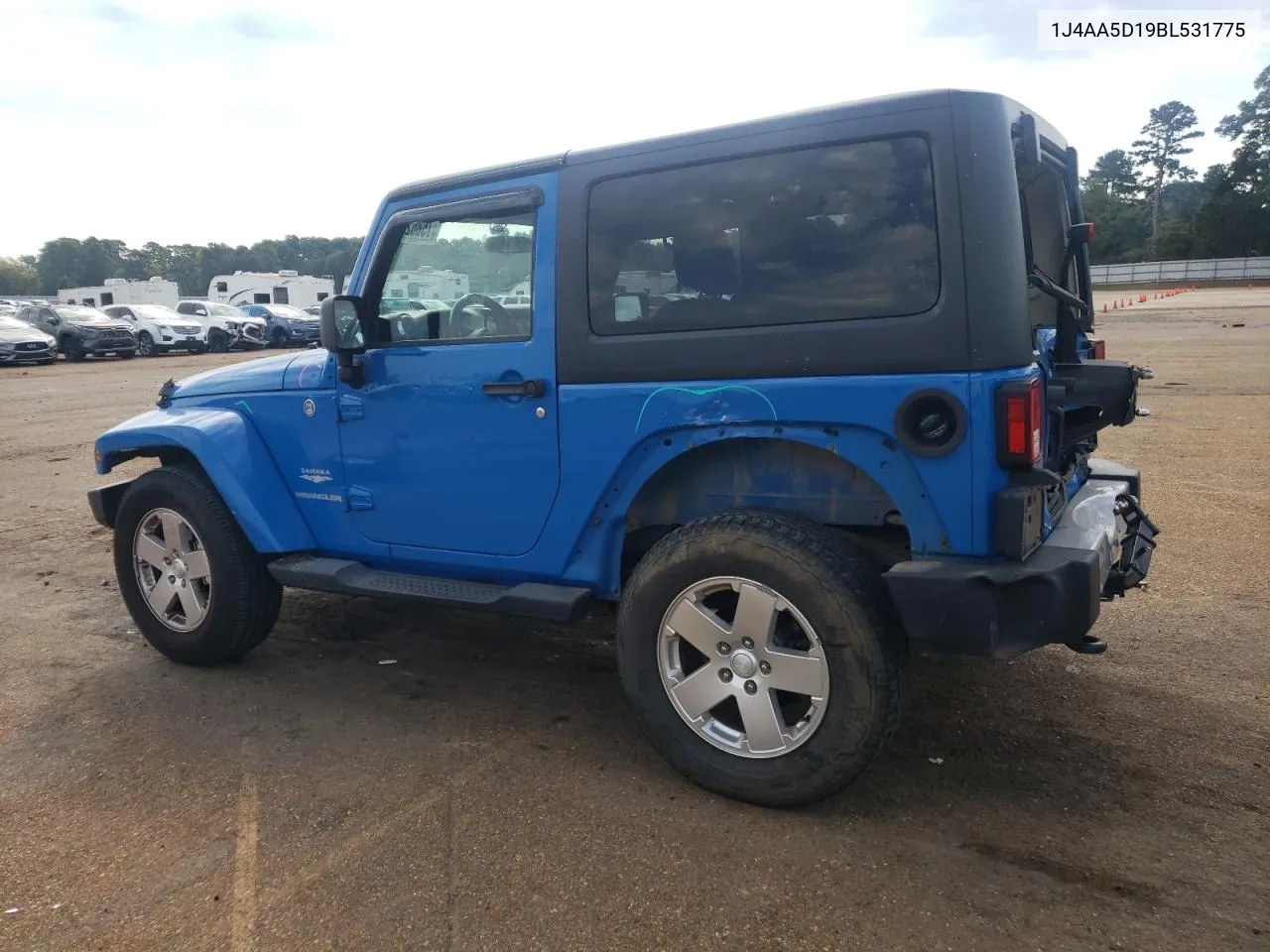 2011 Jeep Wrangler Sahara VIN: 1J4AA5D19BL531775 Lot: 75862404