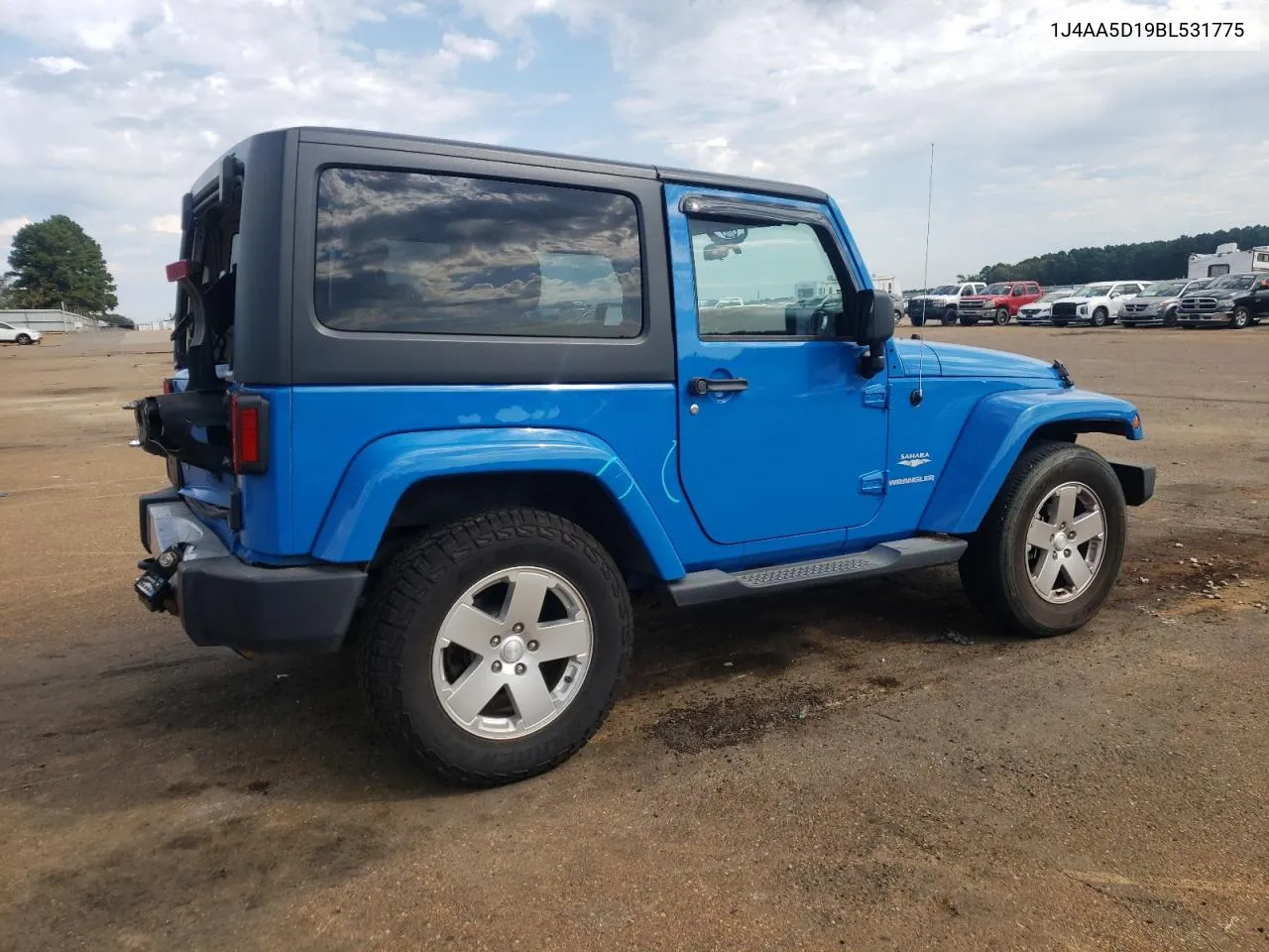 2011 Jeep Wrangler Sahara VIN: 1J4AA5D19BL531775 Lot: 75862404