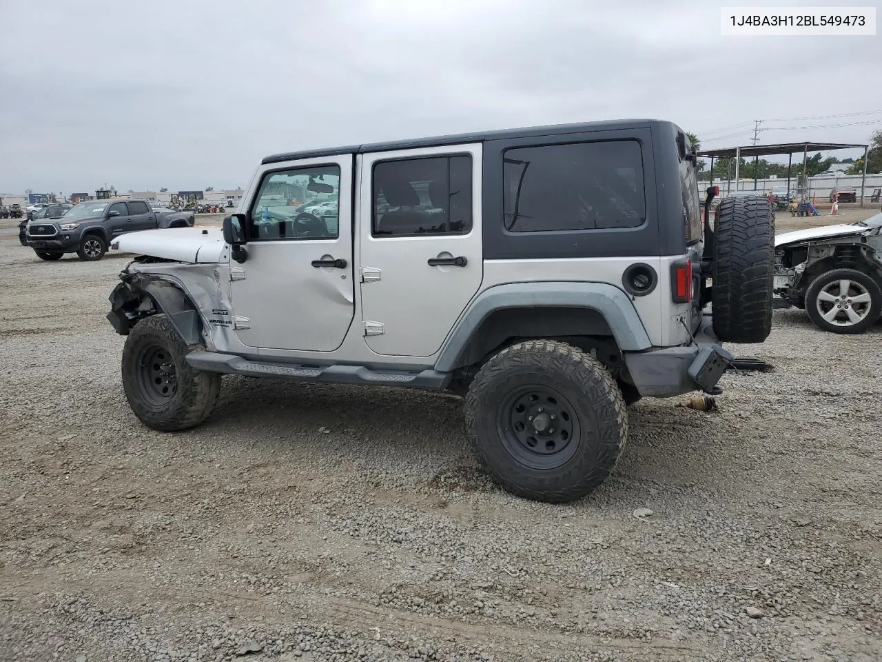 2011 Jeep Wrangler Unlimited Sport VIN: 1J4BA3H12BL549473 Lot: 76198214