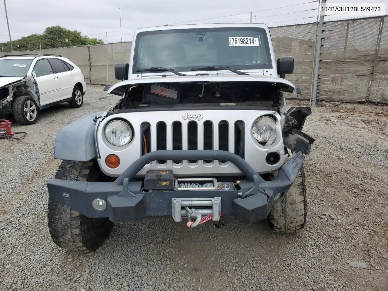 2011 Jeep Wrangler Unlimited Sport VIN: 1J4BA3H12BL549473 Lot: 76198214