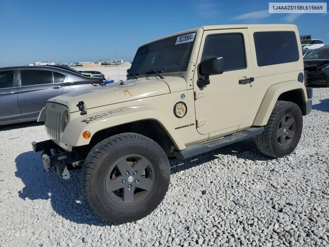 2011 Jeep Wrangler Sport VIN: 1J4AA2D15BL615669 Lot: 76228804