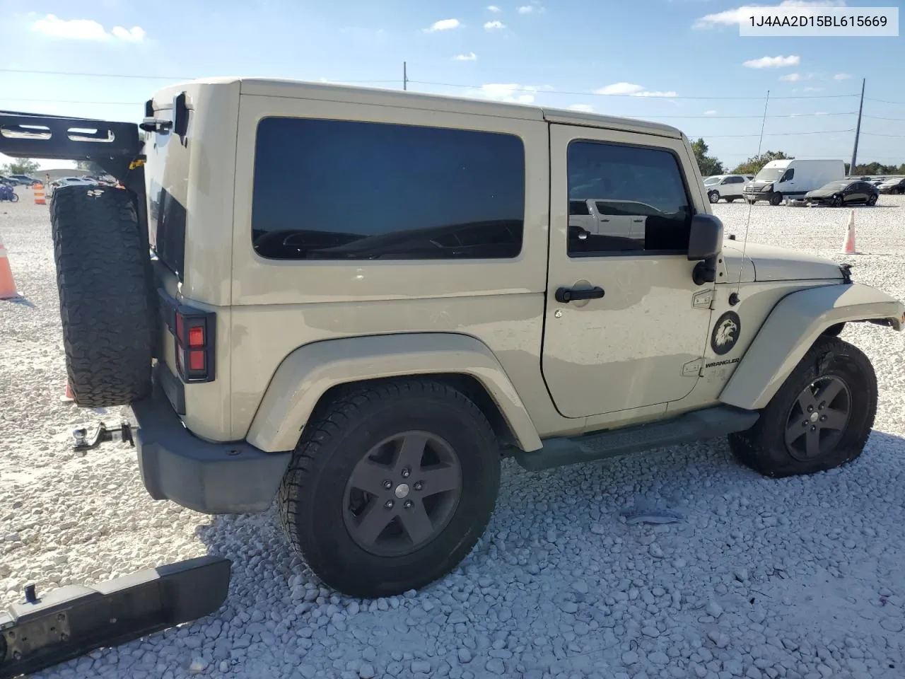 2011 Jeep Wrangler Sport VIN: 1J4AA2D15BL615669 Lot: 76228804