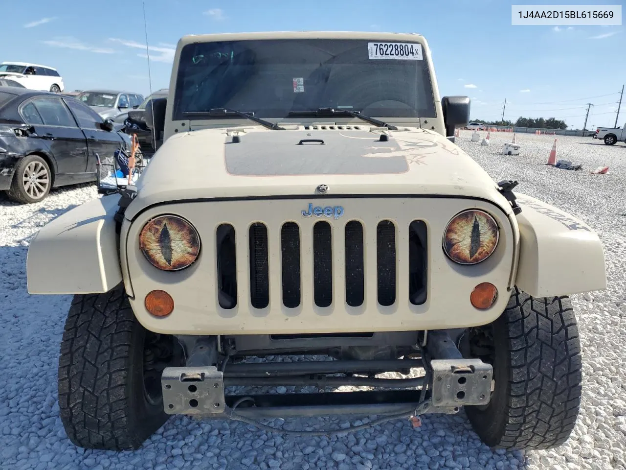 2011 Jeep Wrangler Sport VIN: 1J4AA2D15BL615669 Lot: 76228804