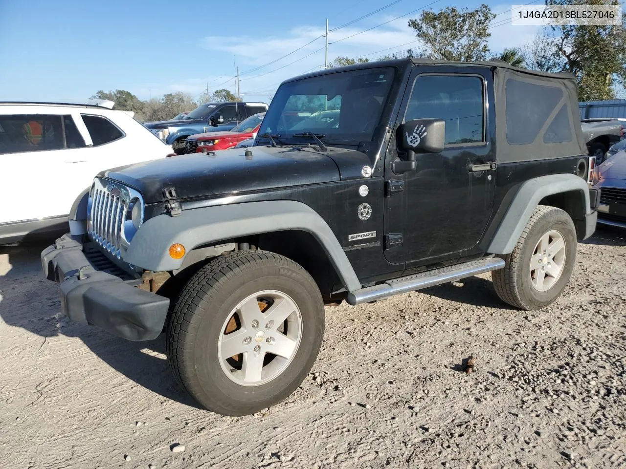 2011 Jeep Wrangler Sport VIN: 1J4GA2D18BL527046 Lot: 76390554