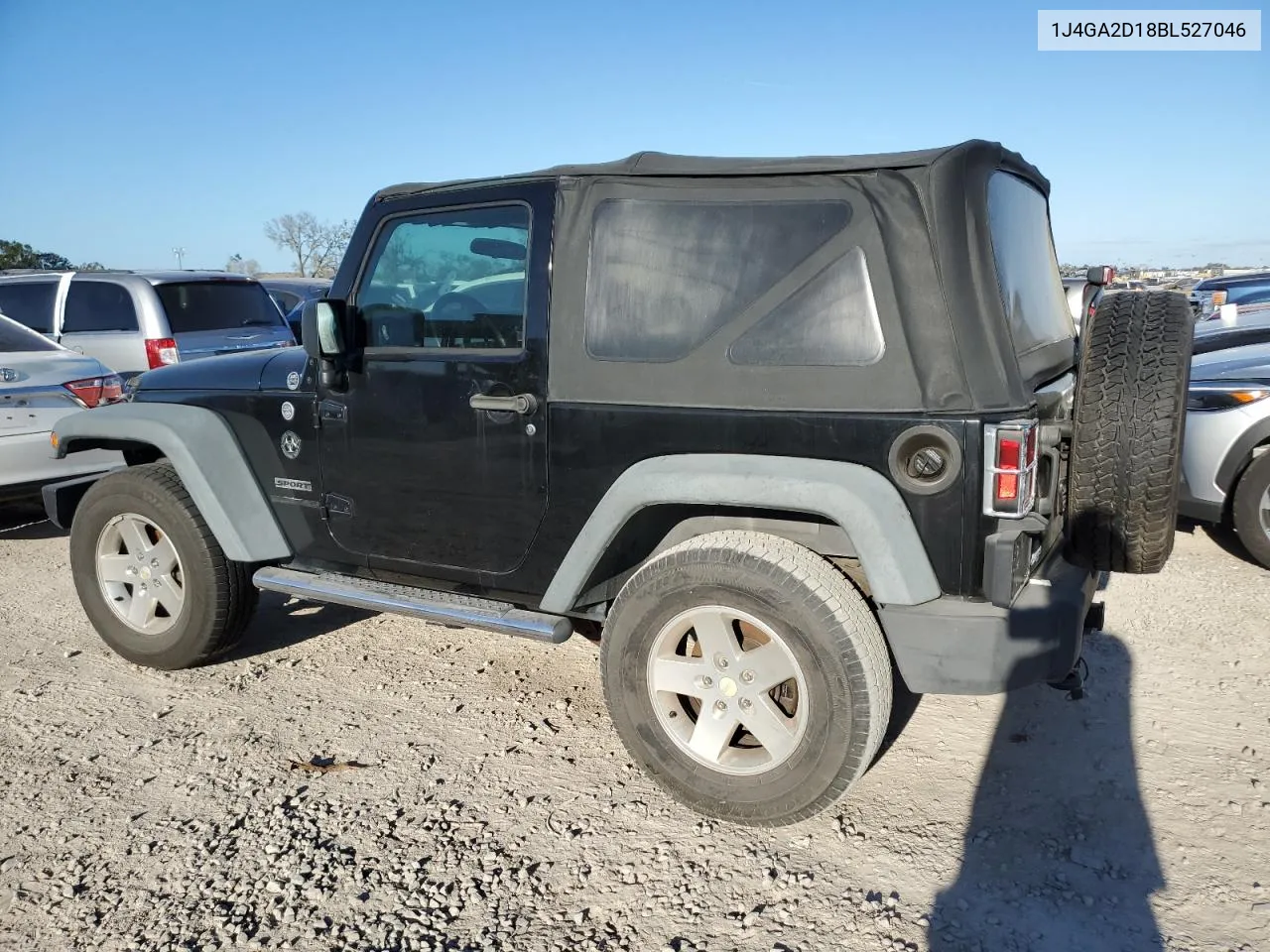 2011 Jeep Wrangler Sport VIN: 1J4GA2D18BL527046 Lot: 76390554