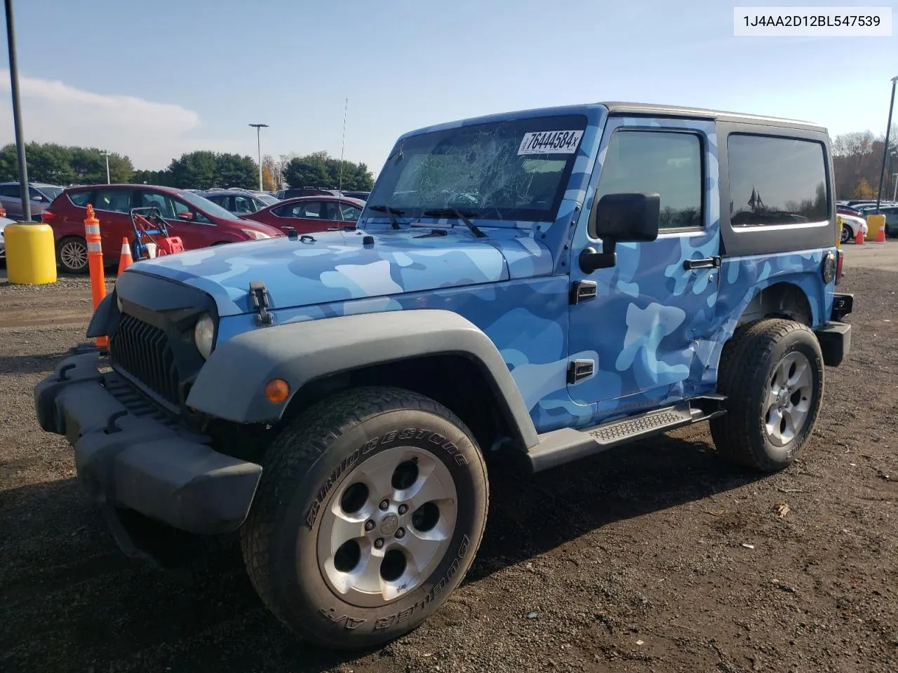 2011 Jeep Wrangler Sport VIN: 1J4AA2D12BL547539 Lot: 76444584