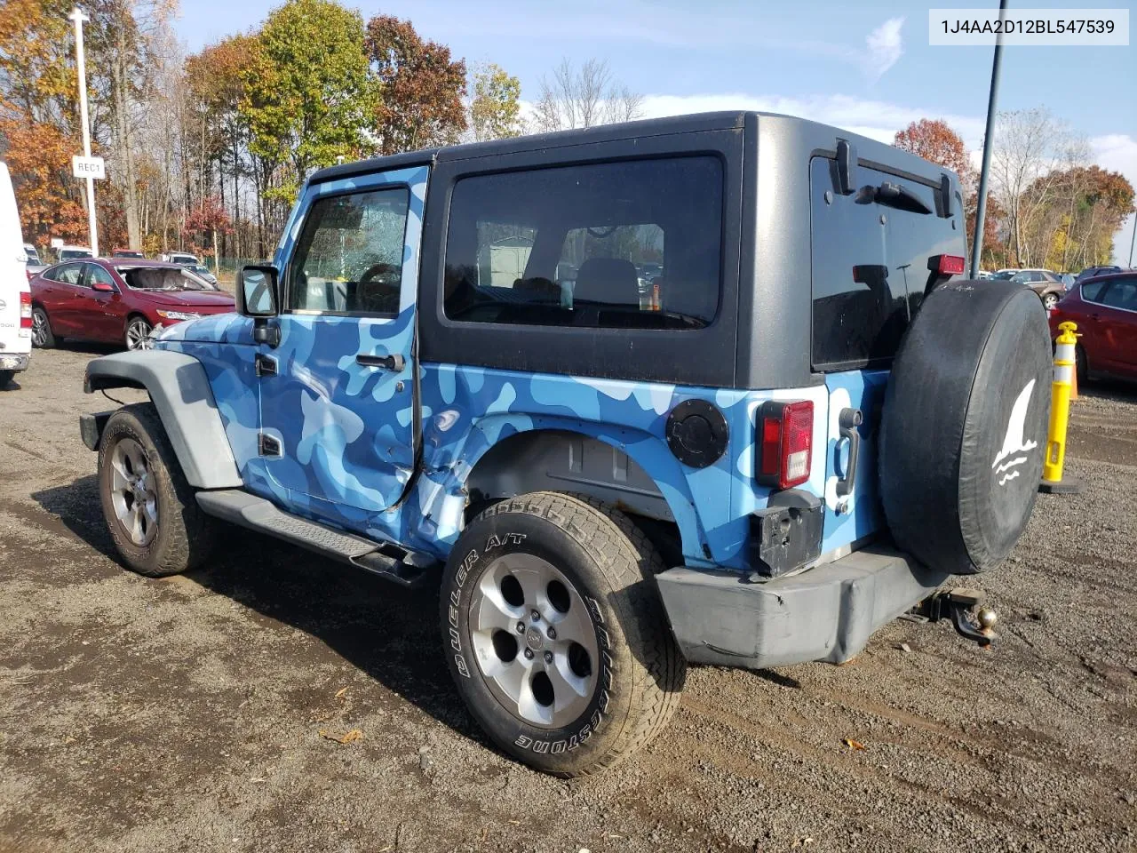 2011 Jeep Wrangler Sport VIN: 1J4AA2D12BL547539 Lot: 76444584