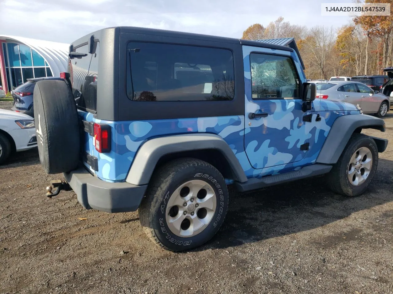 2011 Jeep Wrangler Sport VIN: 1J4AA2D12BL547539 Lot: 76444584