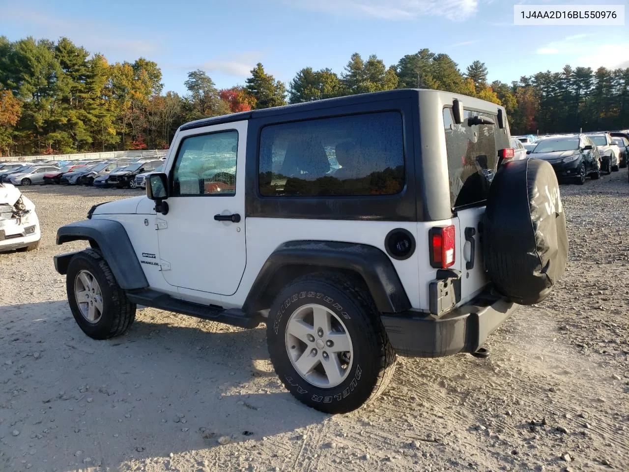 2011 Jeep Wrangler Sport VIN: 1J4AA2D16BL550976 Lot: 76546674