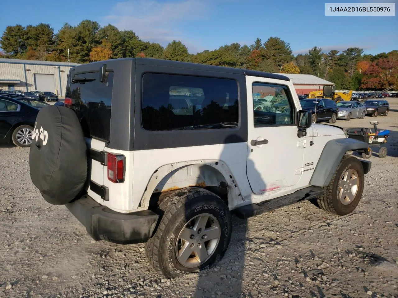 2011 Jeep Wrangler Sport VIN: 1J4AA2D16BL550976 Lot: 76546674