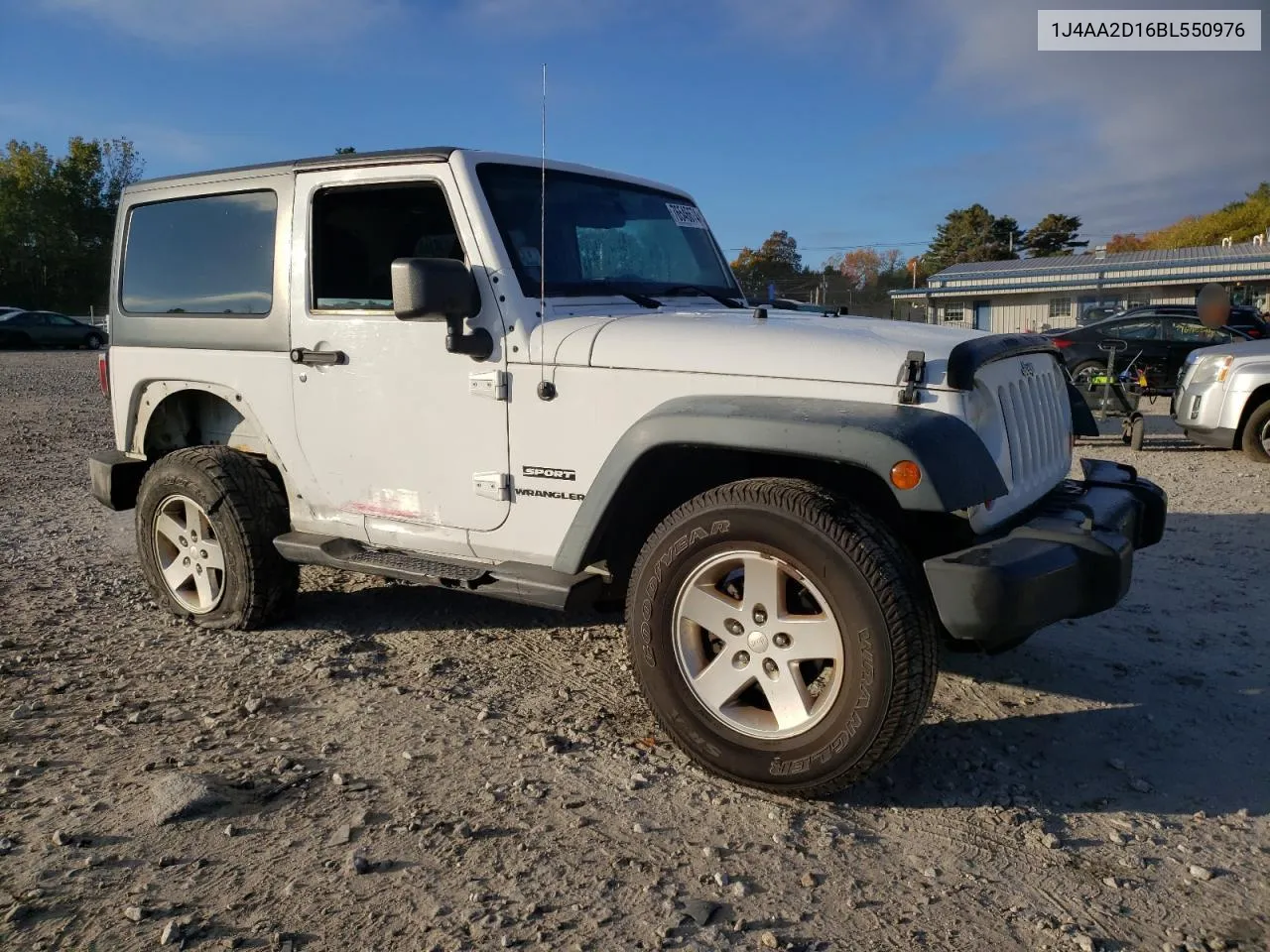 2011 Jeep Wrangler Sport VIN: 1J4AA2D16BL550976 Lot: 76546674