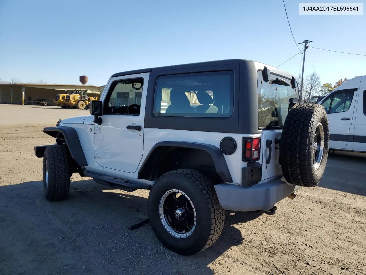 2011 Jeep Wrangler Sport VIN: 1J4AA2D17BL596641 Lot: 76639714