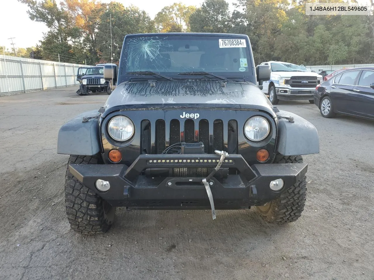 2011 Jeep Wrangler Unlimited Rubicon VIN: 1J4BA6H12BL549605 Lot: 76708384