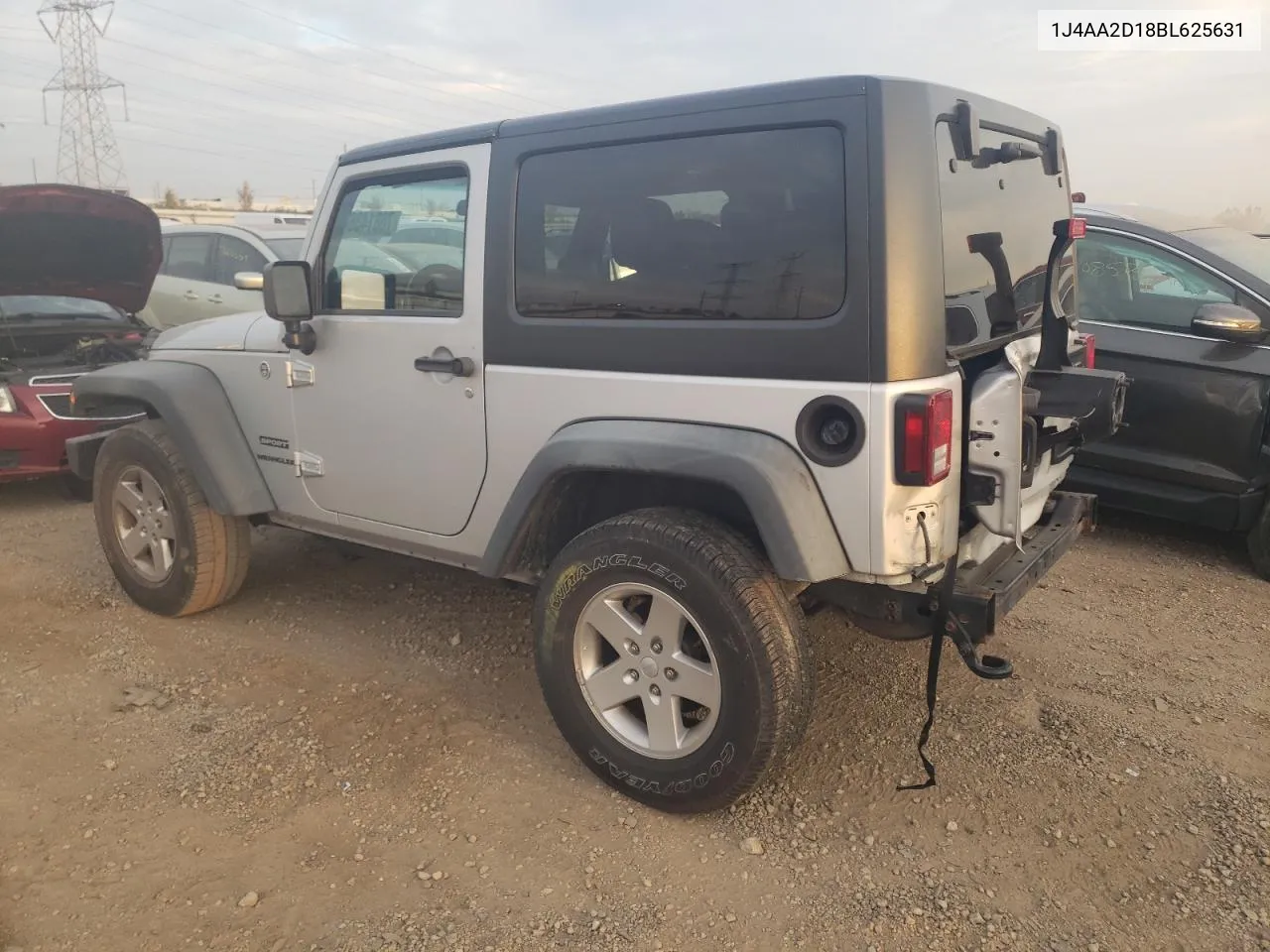 2011 Jeep Wrangler Sport VIN: 1J4AA2D18BL625631 Lot: 76814864