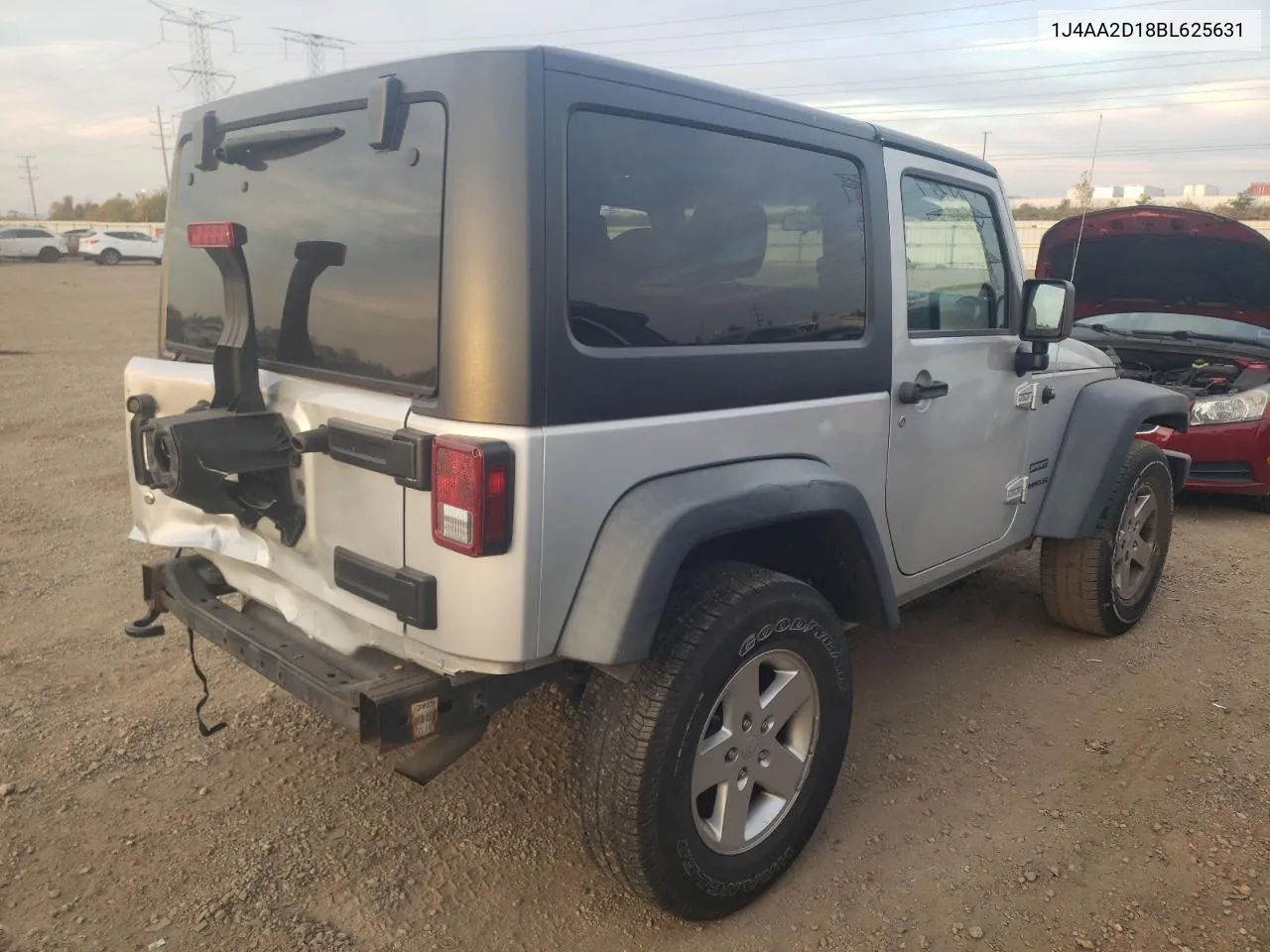 1J4AA2D18BL625631 2011 Jeep Wrangler Sport