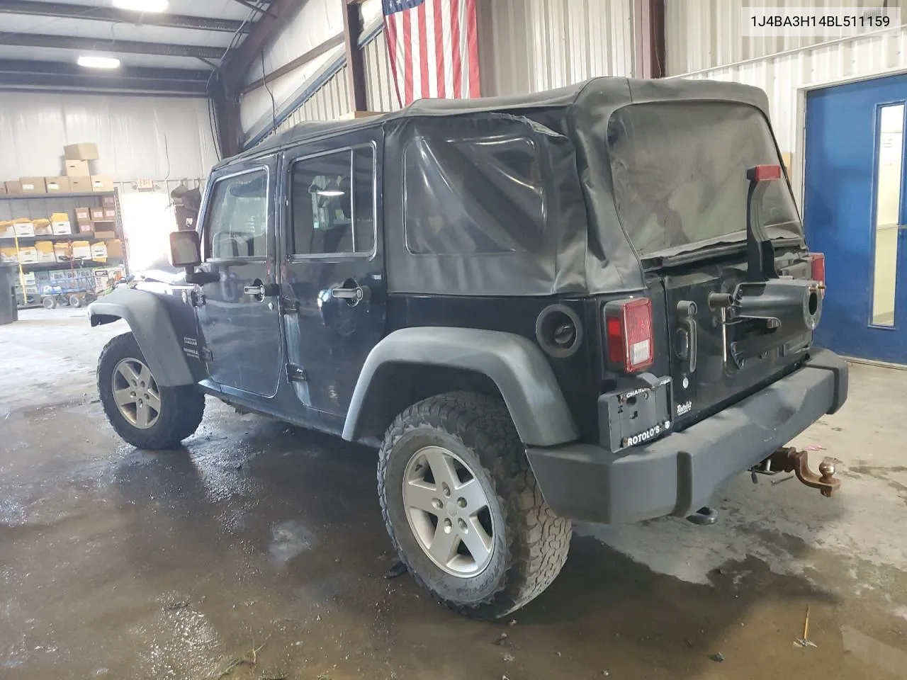 2011 Jeep Wrangler Unlimited Sport VIN: 1J4BA3H14BL511159 Lot: 76901294