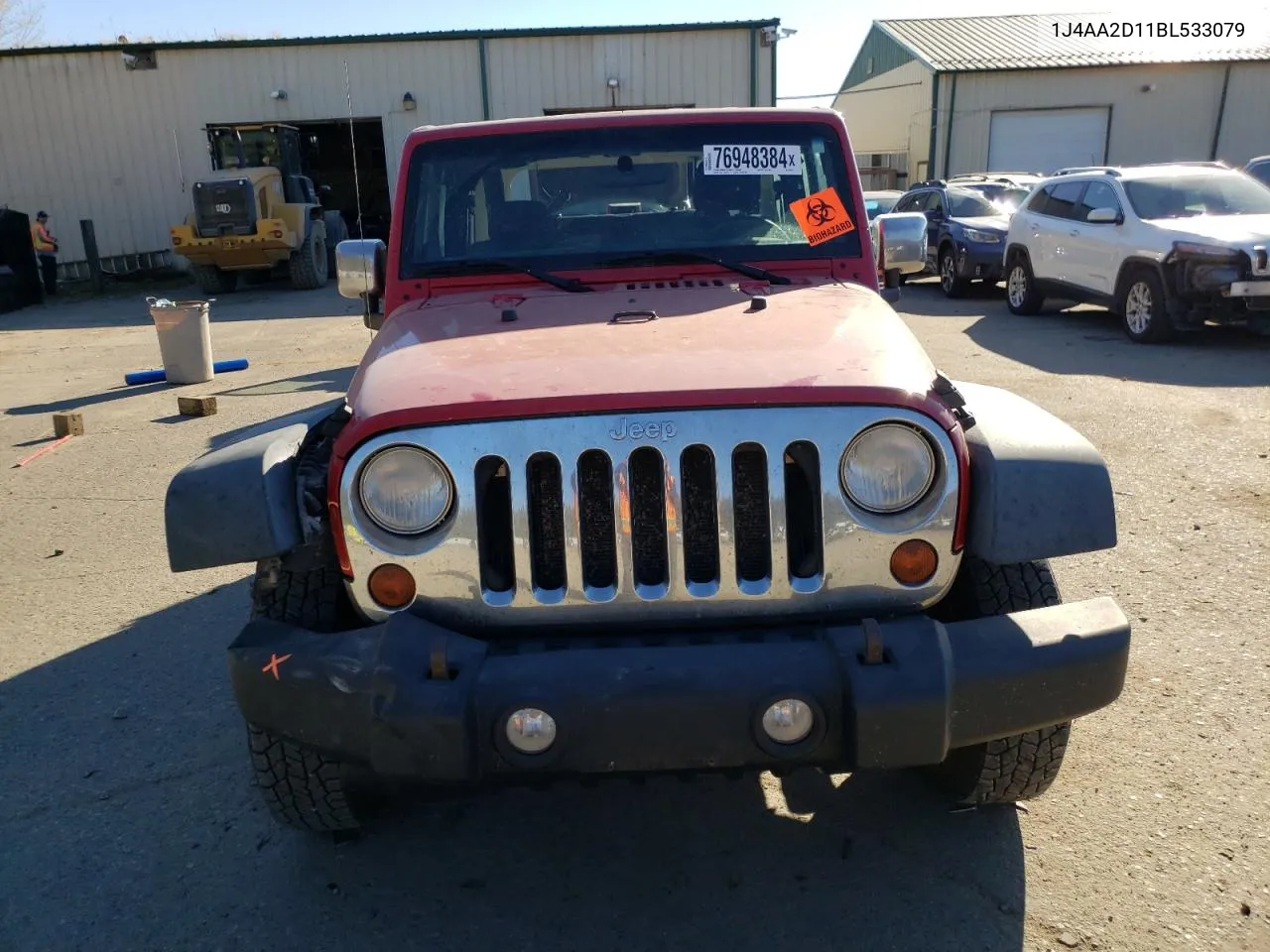 2011 Jeep Wrangler Sport VIN: 1J4AA2D11BL533079 Lot: 76948384