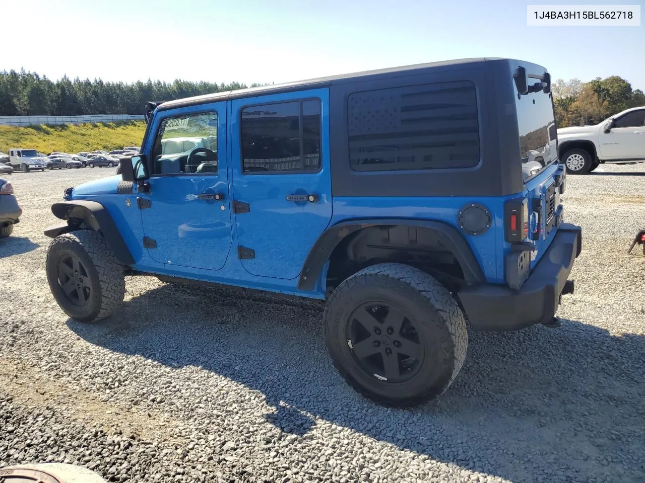 2011 Jeep Wrangler Unlimited Sport VIN: 1J4BA3H15BL562718 Lot: 77320934