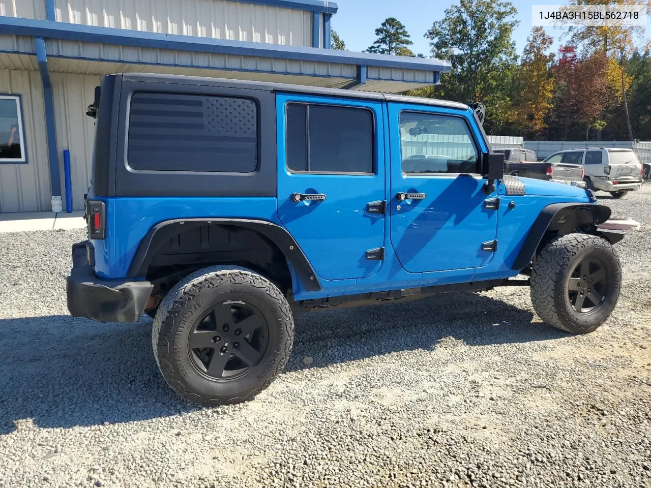 2011 Jeep Wrangler Unlimited Sport VIN: 1J4BA3H15BL562718 Lot: 77320934